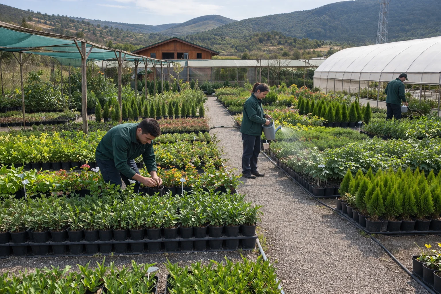 სანერგე მეურნეობის განვითარება